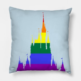 Rainbow Magic Castle Silhouette Mark III Pillow