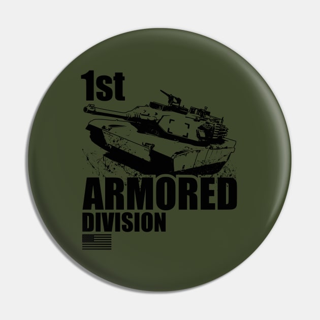 1st Armored Division Pin by TCP