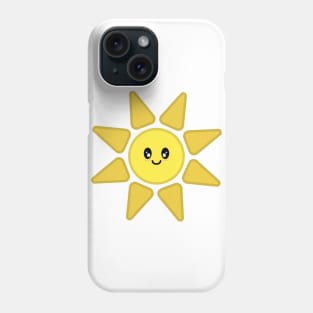 Kawaii Cute Happy Sun Character Phone Case