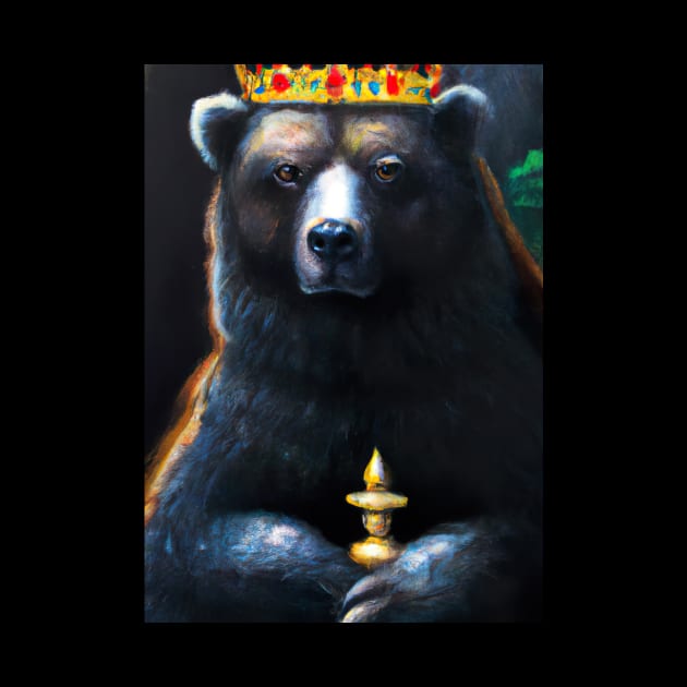 Bear with Crown by maxcode