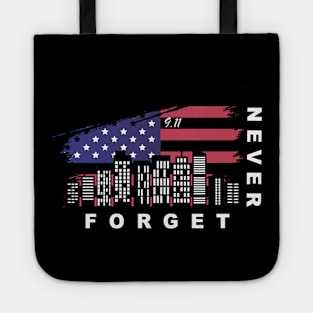 Patriot Day 9.11 Never Forget Tote