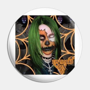 The Bad Guy Halloween T shirt Pin