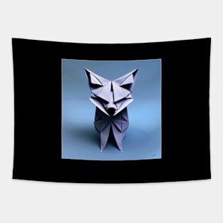 ORIGAMI FOX #001 (FRAMED) Tapestry