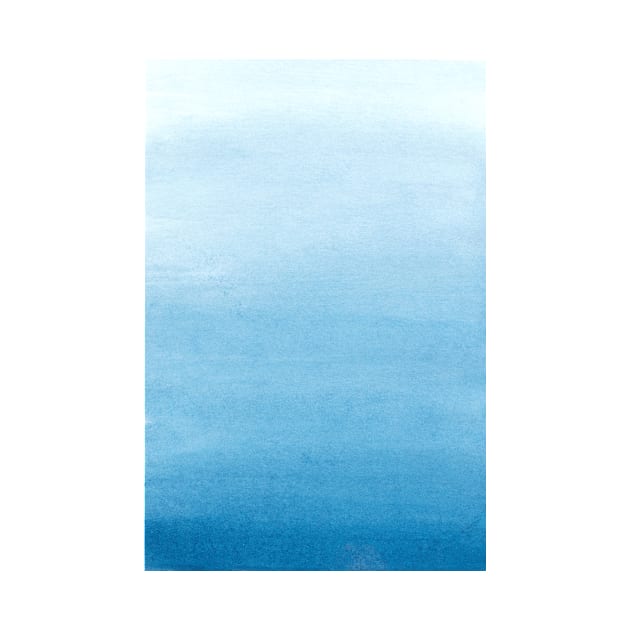 Blue gradient watercolor by shoko