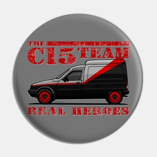 The van of the real heroes! Pin