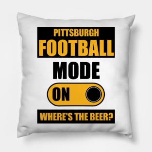 Pittsburgh Football Pillow