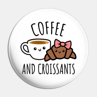 Coffee and Croissants Pin