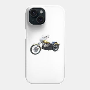 Golden Classic Motorcycle Phone Case