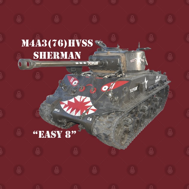 M4A3E8 Sherman Tank w/face decoration by Toadman's Tank Pictures Shop