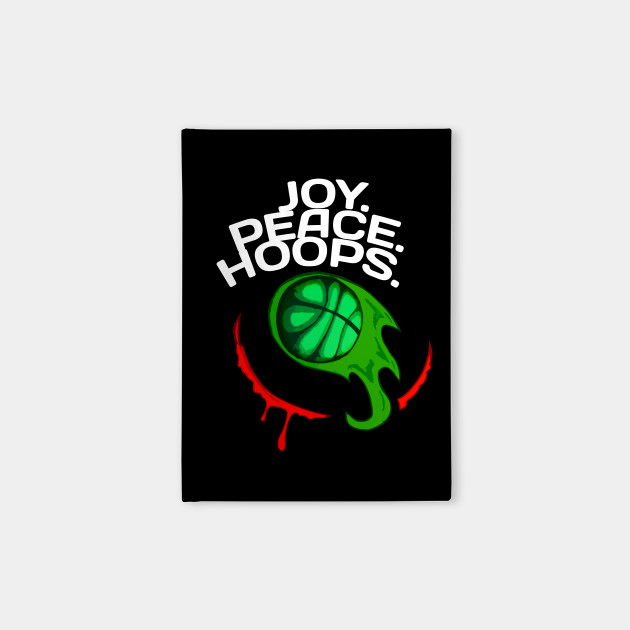 Joy Peace Hoops Basketball Christmas Fireball Basketball
