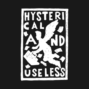 Hysterical and Useless - Let Down - Illustrated Lyrics - Inverted T-Shirt