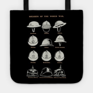 Helmets of the World War 1 Tote