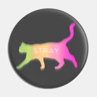 Stray Cat - Pastel Multicolor Pin