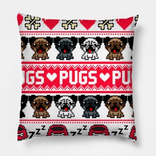 I love pugs Pillow