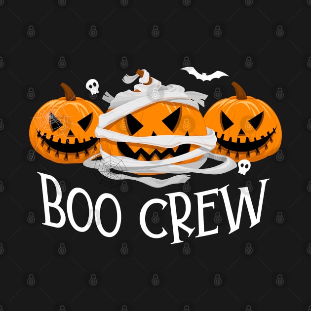 Boo Crew Halloween Gnomes With Halloween Pumpkins by Arts-lf