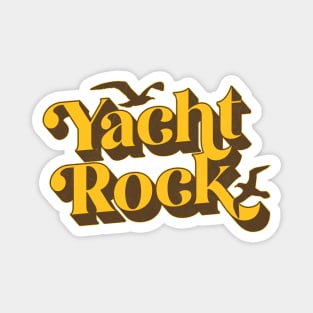 Yacht Rock ---- Retro Typography Design Magnet