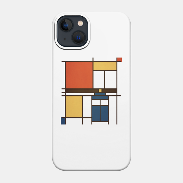 Mondrian Who - Doctor Who - Phone Case