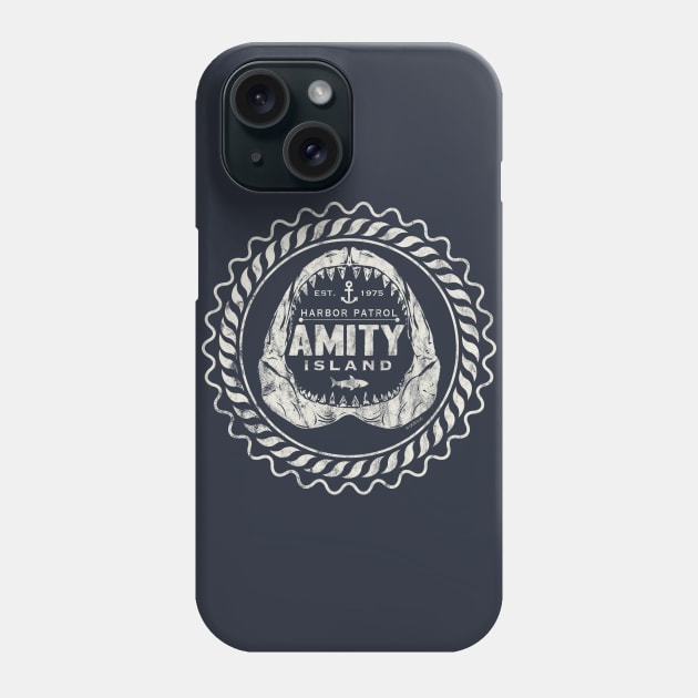 Amity Island Harbor Patrol Phone Case by Alema Art