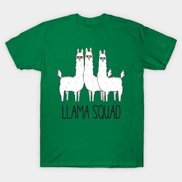 Llama Squad Cute Llama Lover Gift Funny T-Shirt Llama Squad Cute Llama Lover Gift Funny T-Shirt
