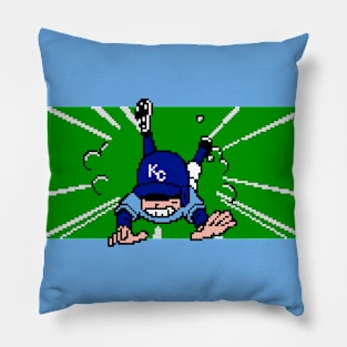 8-Bit Baseball Slide - Kansas City Pillow