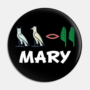 MARY-American names in hieroglyphic letters,  a Khartouch Pin