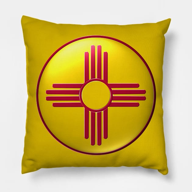 Captain New Mexico Shield Pillow by IORS