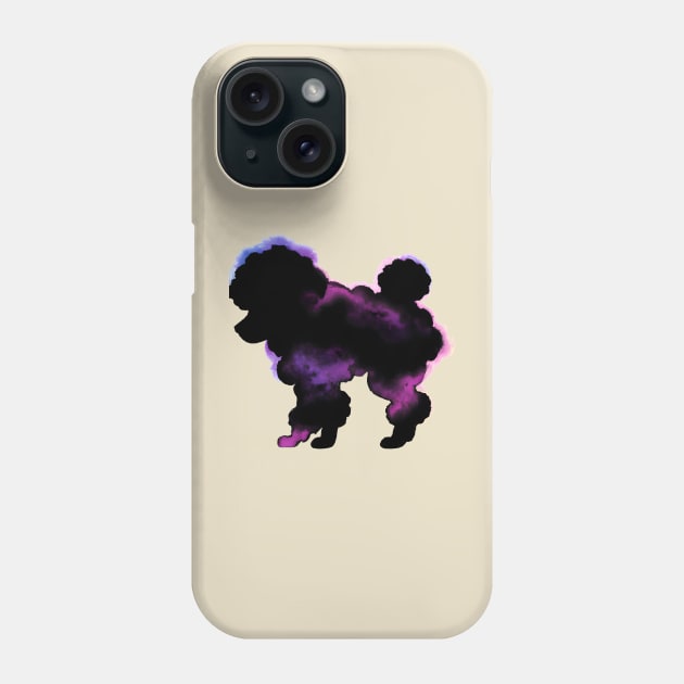 Fluffy Toy Poodle Cloud Art Phone Case by Furrban