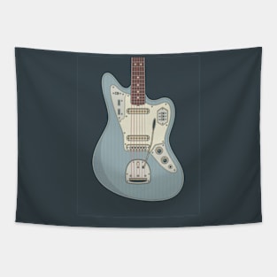 Sonic Gray Jag Guitar Tapestry