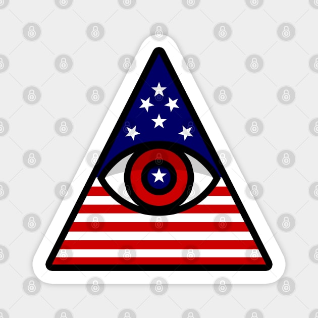 American Pyramid Magnet by Marthin