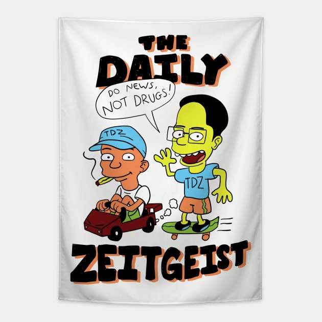 TDZ - Bootleg Sempsons Caricatures Tapestry by The Daily Zeitgeist