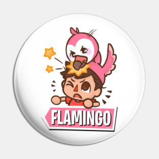 Flamingo Roblox Pins And Buttons Teepublic Au
