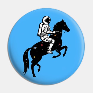 Astronaut and Horse Pin