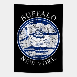 Seal of Buffalo New York - flag symbol logo emblem decal gift Tapestry