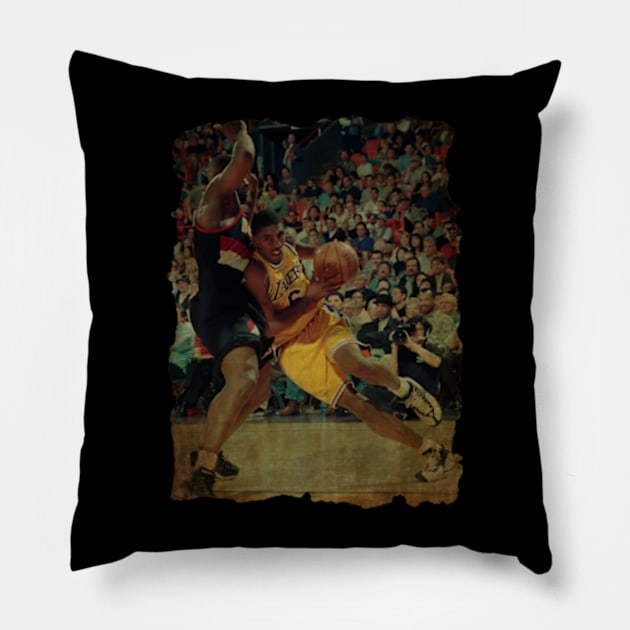 Eddie Jones Vintage Pillow by CAH BLUSUKAN