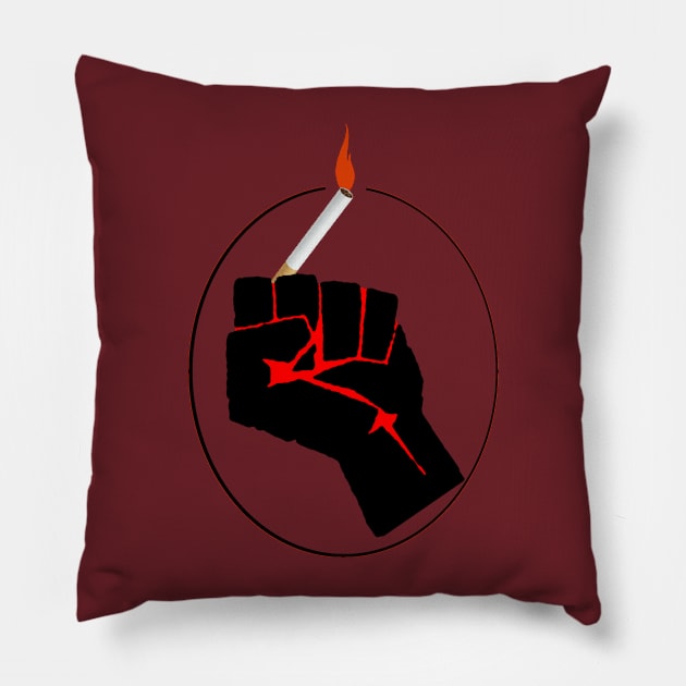 Revolutionary Cigarette Break Pillow by neememes