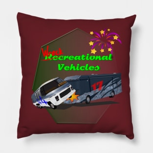 Wreckreational Vehicles! Pillow