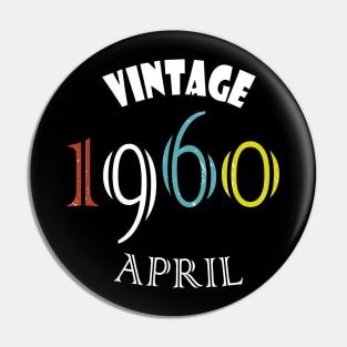 1960 - april Pin