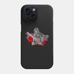 King of Power! (Black, White and Red) Variant Phone Case