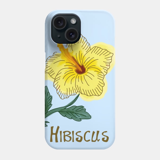 Hibiscus Phone Case by Slightly Unhinged