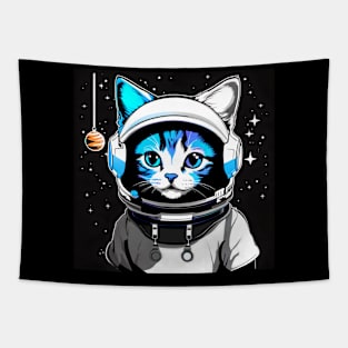 Space Catdet Tapestry