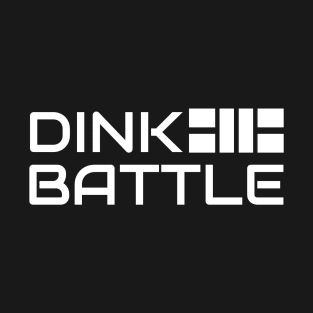 Dink Battle Pickleball Court Logo T-Shirt