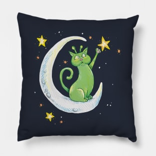 Alien Cat Pillow