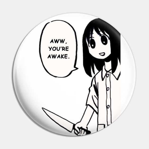 aww you're awake / funny azumanga daioh knife osaka Pin by mudwizard