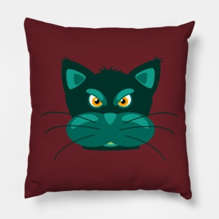 angry cat Pillow