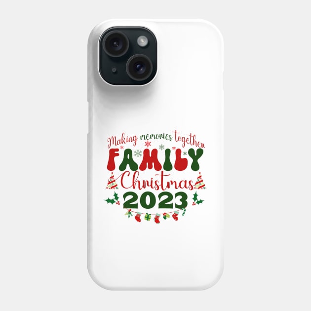 Family Christmas-2023 Matching Phone Case by ARTSYVIBES111