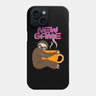 New game, pixeled sloth Phone Case