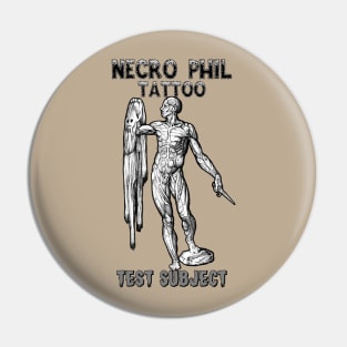 Necro Phil Tattoo Flayed Man Pin