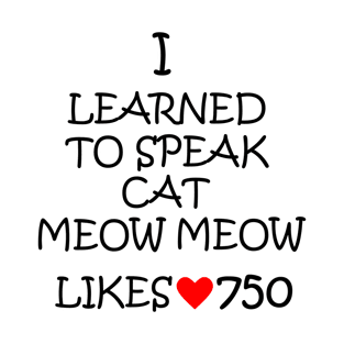 Speaking Cat T-Shirt