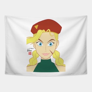 Cammy from Street Fighter Tapestry