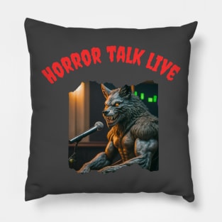 Horror Talk Live Pillow